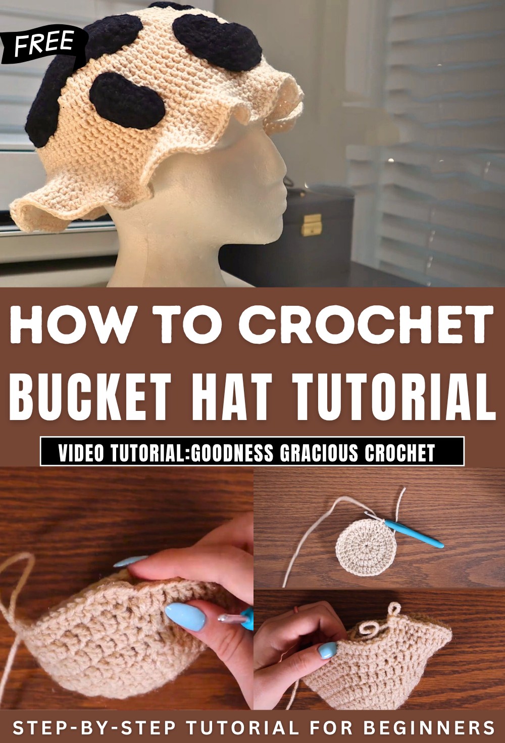 Crochet Bucket Hat Tutorial