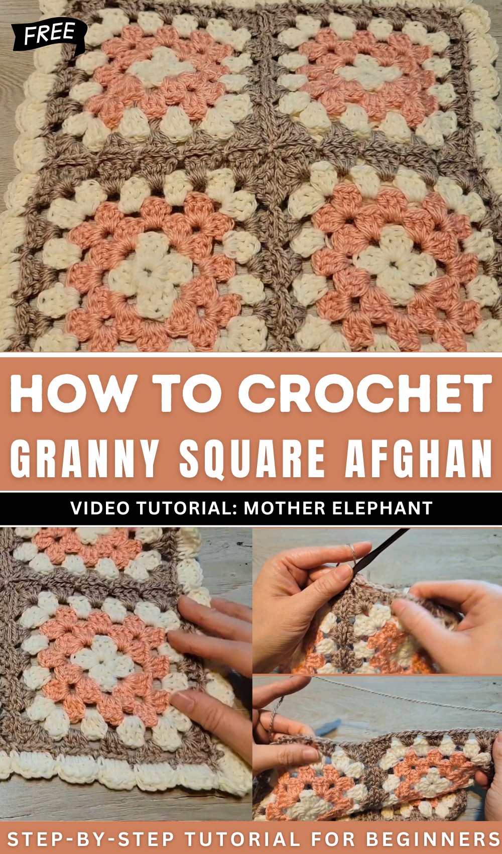 Granny Square afghan
