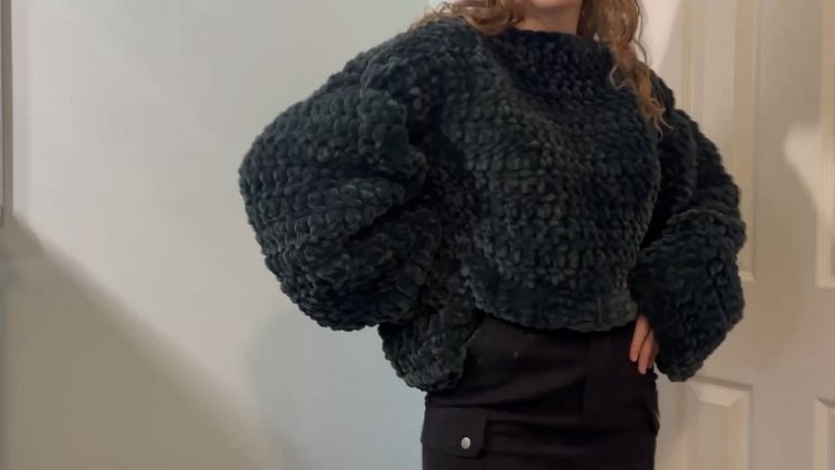How to Crochet A Made To Fit Sweater for Beginners