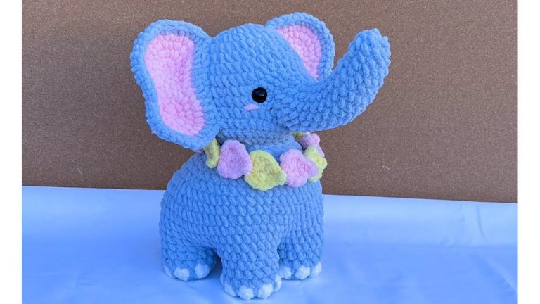 How to Crochet Elephant Amigurumi for Beginners