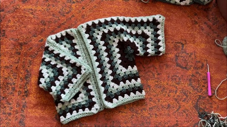How To Crochet Easiest Hexagon Cardigan for Beginners