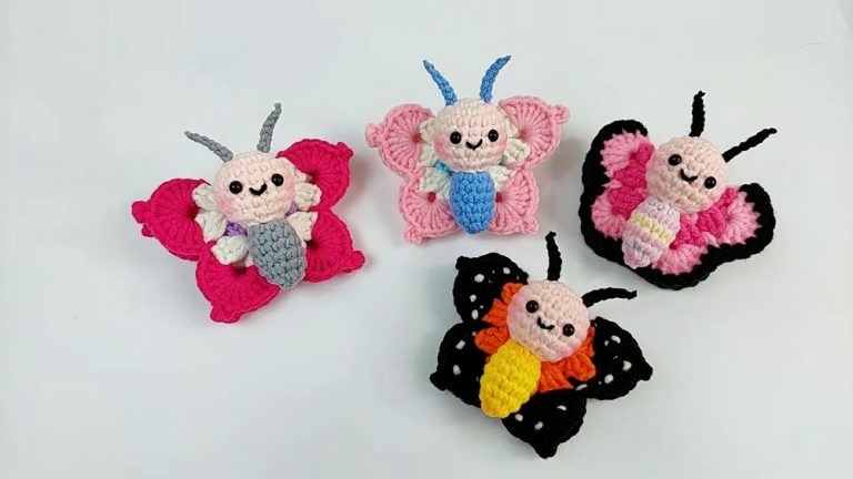 How to Crochet Butterflies for Children