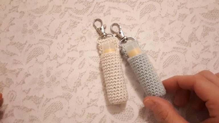 How to Crochet Lip Balm Holder (Tutorial for Beginners)