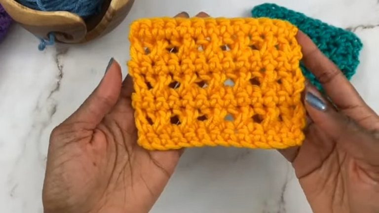 How to Crochet Back Crossed Double Stitch for Beginners