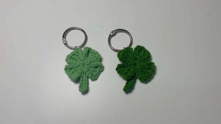 How to Crochet Lucky Four Leaf Clover for Beginners