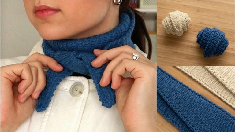 How to Crochet Viral Mini Scarf – Tutorial for Beginners