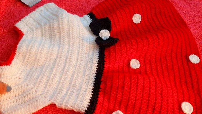 How to Crochet Minnie Mouse Frock for Cosplays