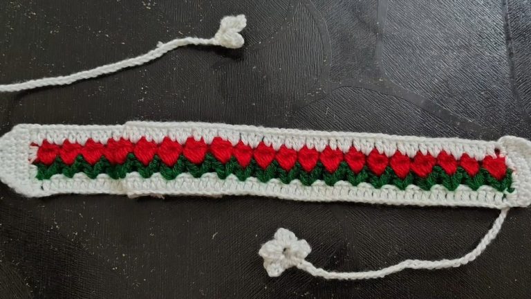 How to Crochet Easy Tulip Hairband Tutorial for Beginners