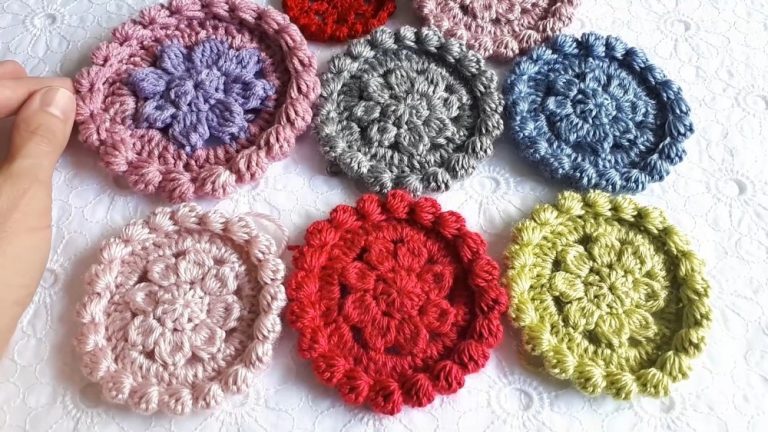 How to Crochet Flower for Decoration