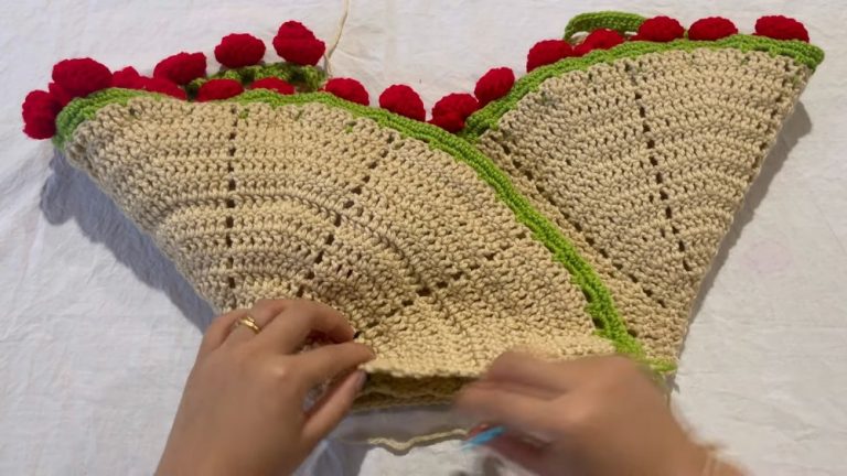 How to Crochet Blanket Rose Bag for Beginners