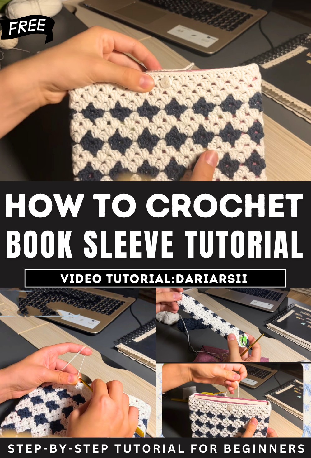 Book Sleeve Crochet Tutorial