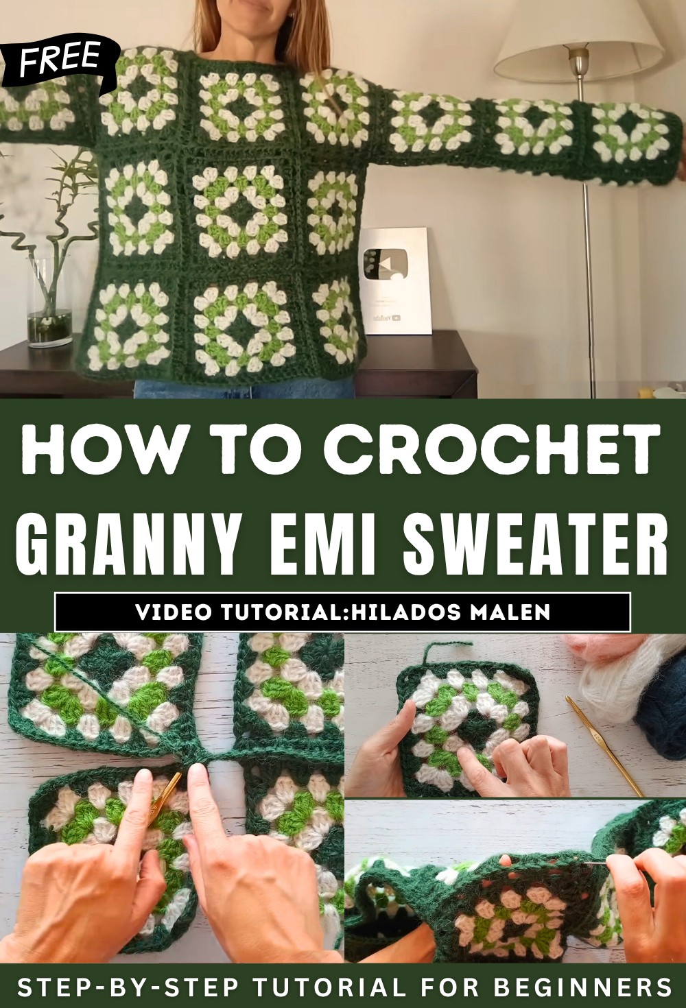 Crochet Granny Emi Sweater