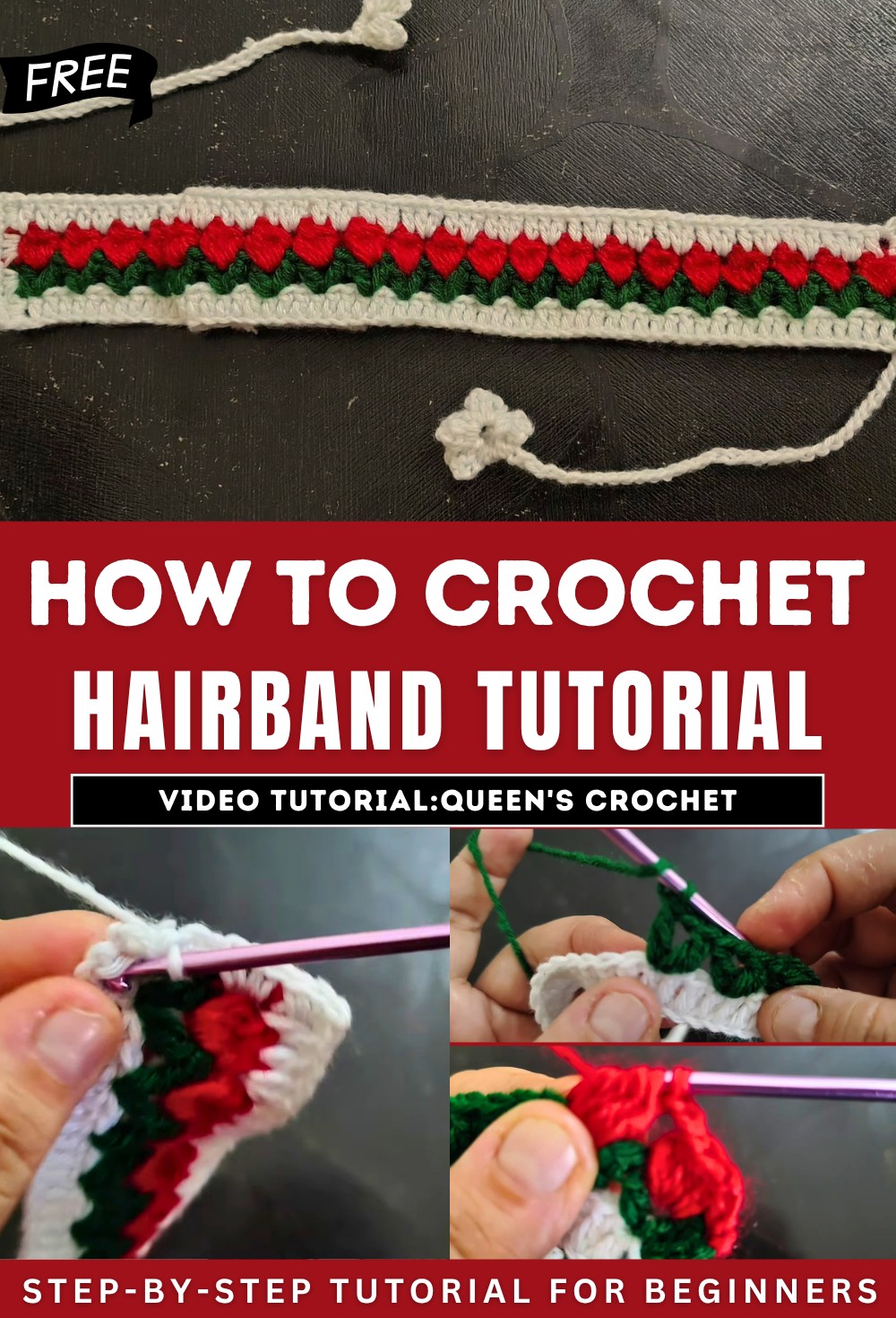 Crochet Hairband Tutorial