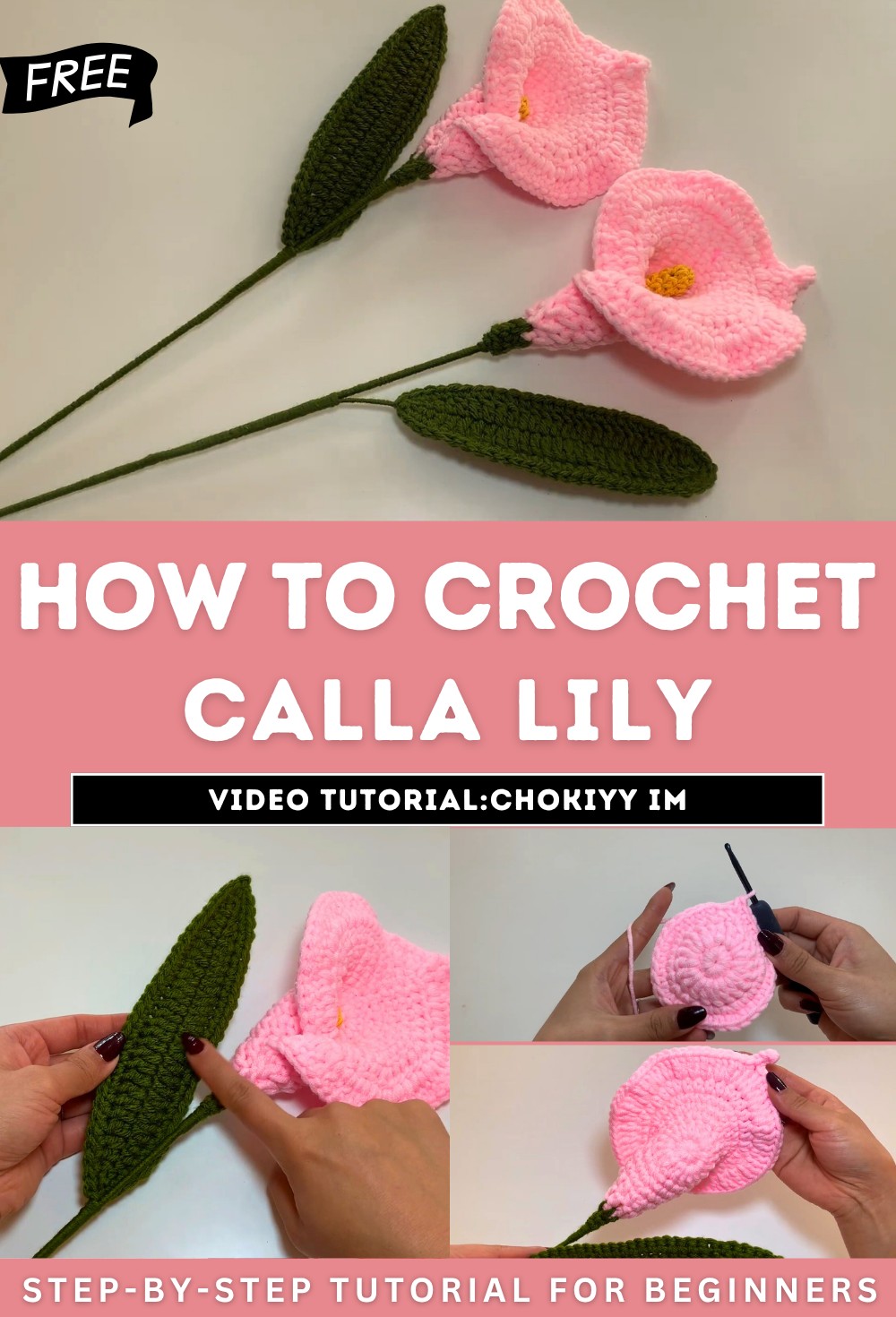 How to Crochet Calla Lily