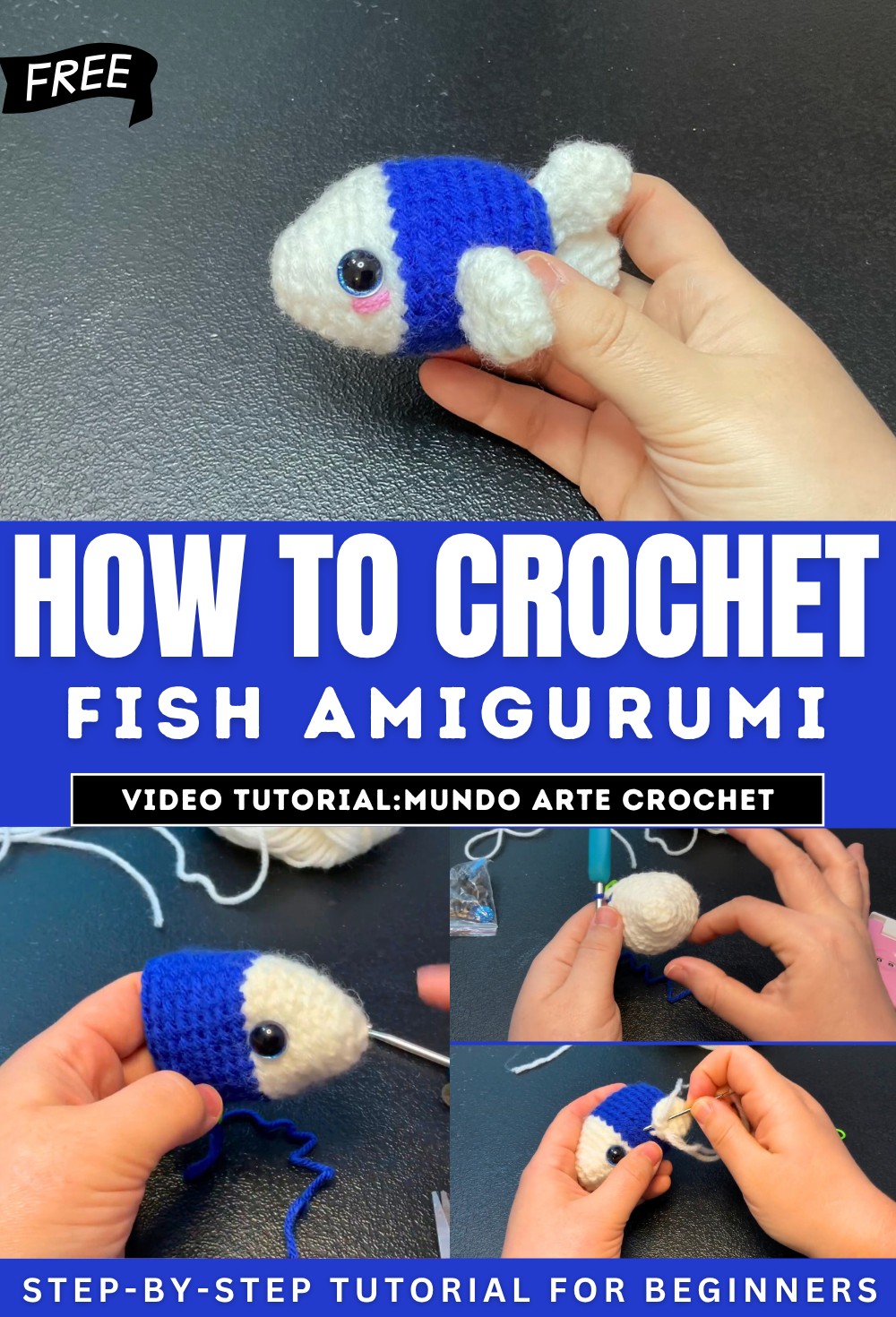 How to Crochet Fish Amigurumi