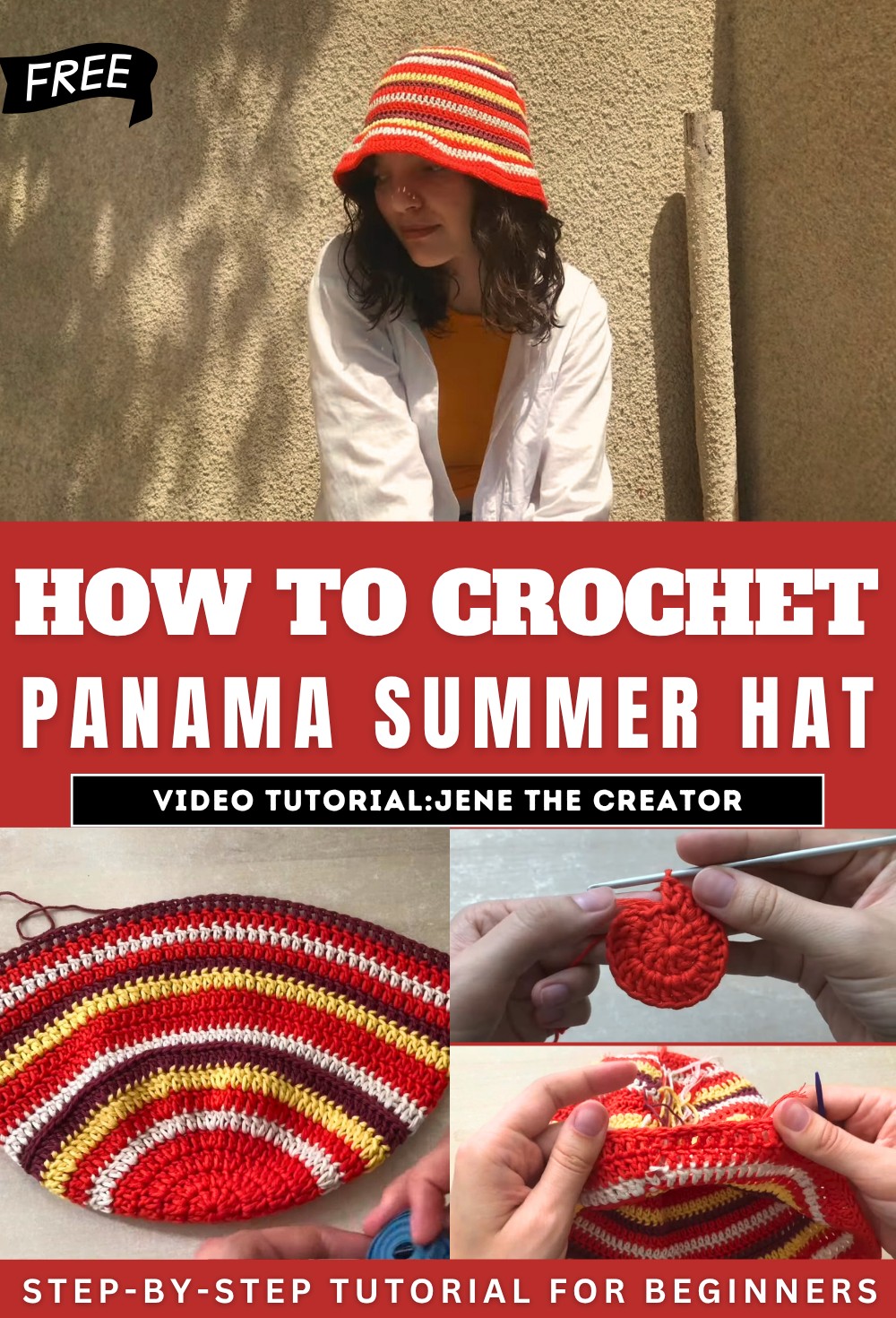 How to Crochet Panama Summer Hat