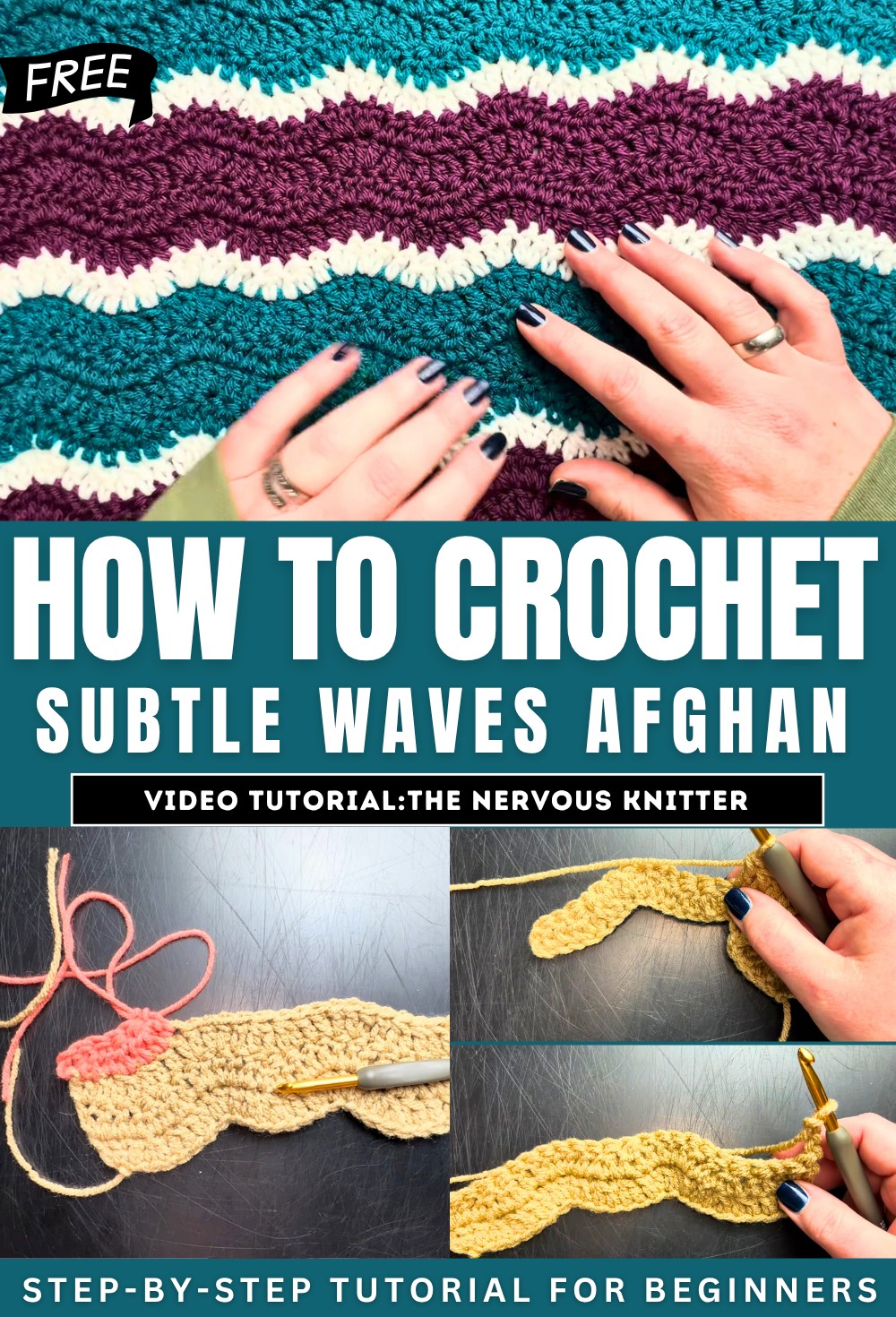 How to Crochet Subtle Waves Afghan