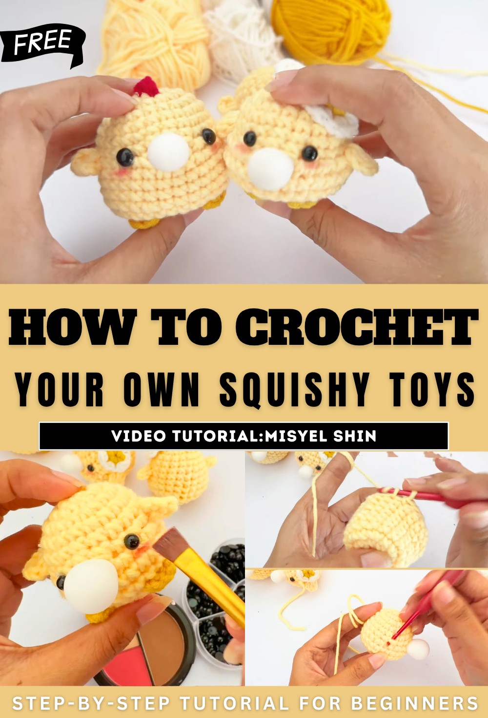 How to Crochet Your Own Squishy Toys