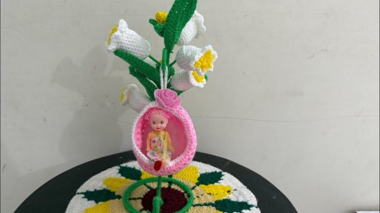 How to Crochet Flower Swing for Beginners