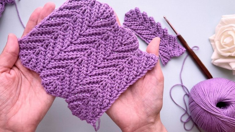 How to Crochet Knitted Stitch That Fools EVERYONE