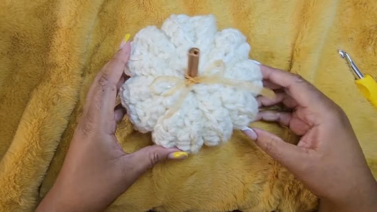 How to Crochet Easy 20 Minute Fall Pumpkin FOR Decor