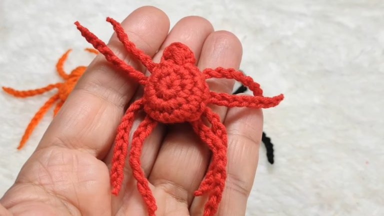How to Crochet Spider Easy Tutorial For Halloween