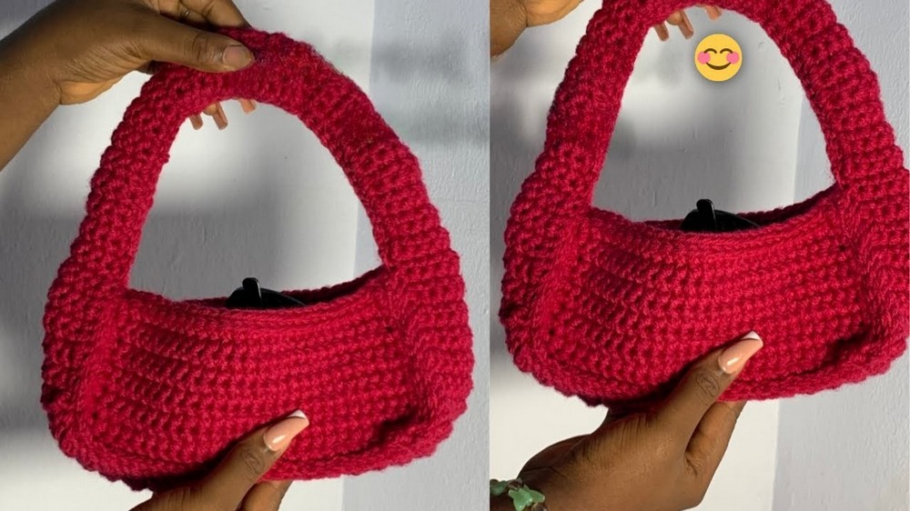 Crochet Armpit Bag Tutorial 1