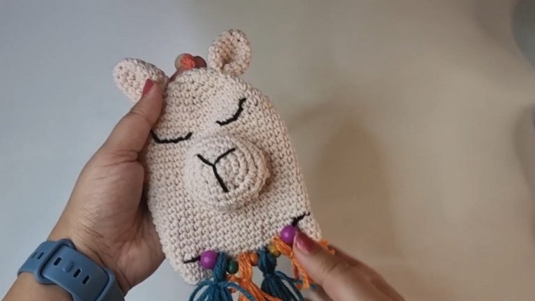 How to Crochet Llama Key Cover for Beginner-Friendly