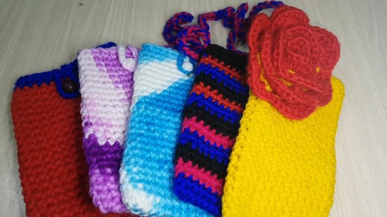 How to Crochet Yarn Scrap Phone Case for Beginners