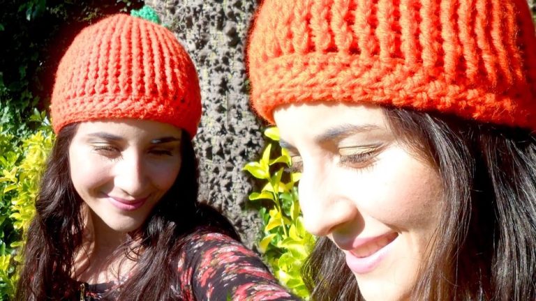 How to Crochet Pumpkin Halloween Hat for Beginners