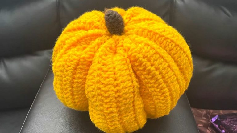 How to Crochet Large Pumpkin Amigurumi for Beginners