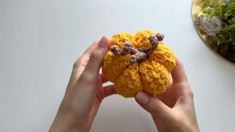 How to Crochet Easy Pumpkin Tutorial for Beginners