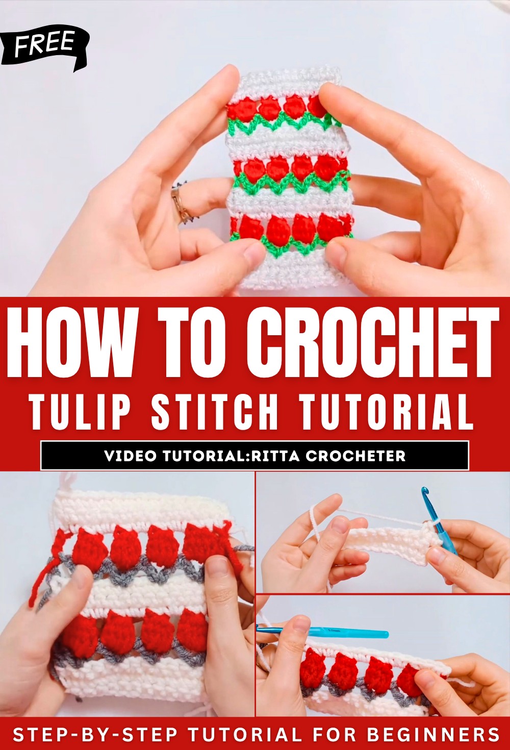 How To Crochet A Tulip Stitch Tutorial