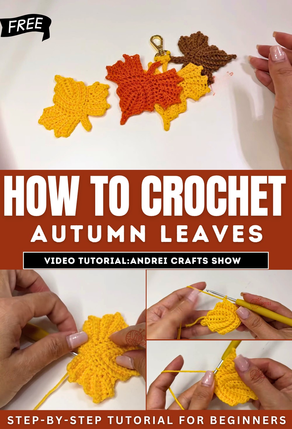 How To Crochet Autumn Leaves