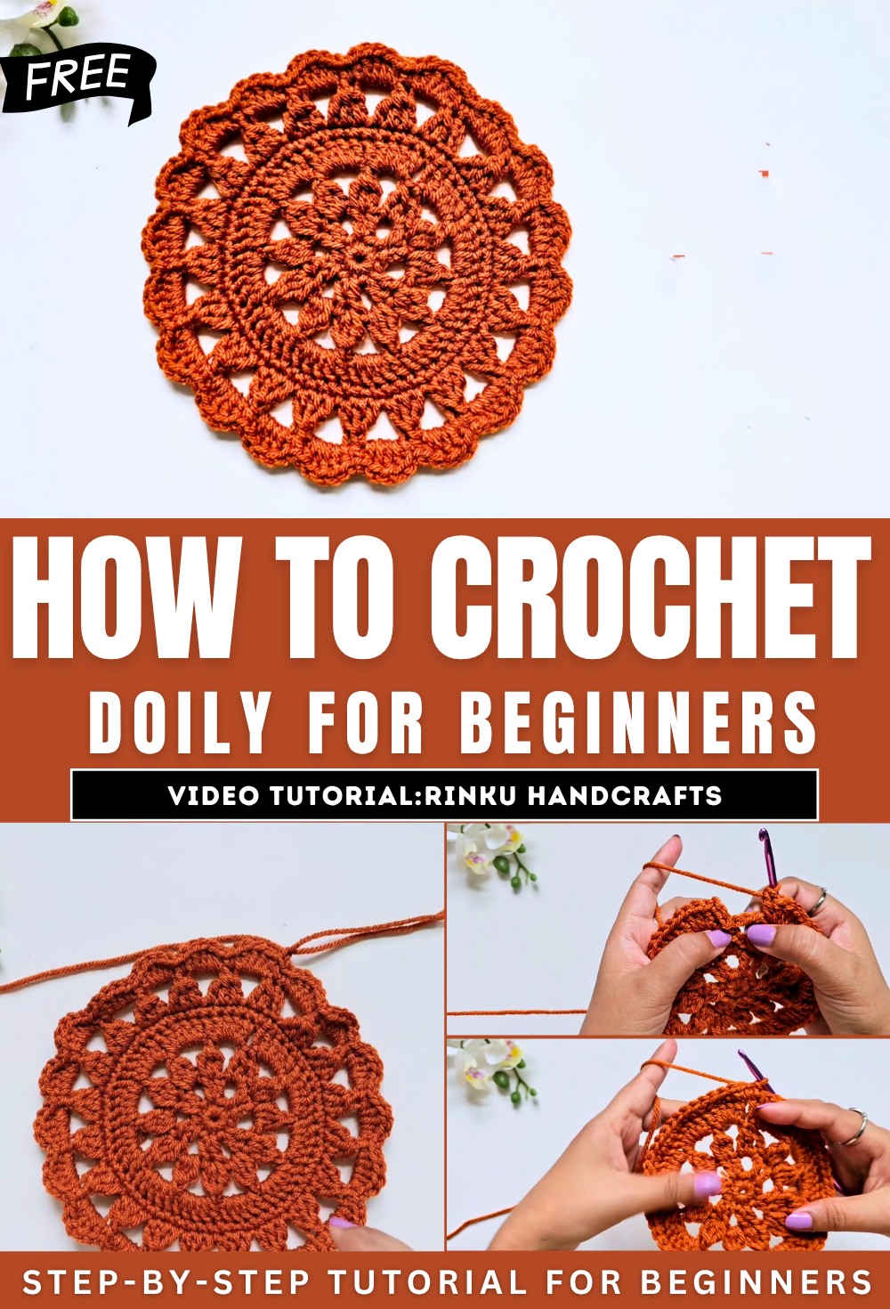 How To Crochet Doily For Beginners