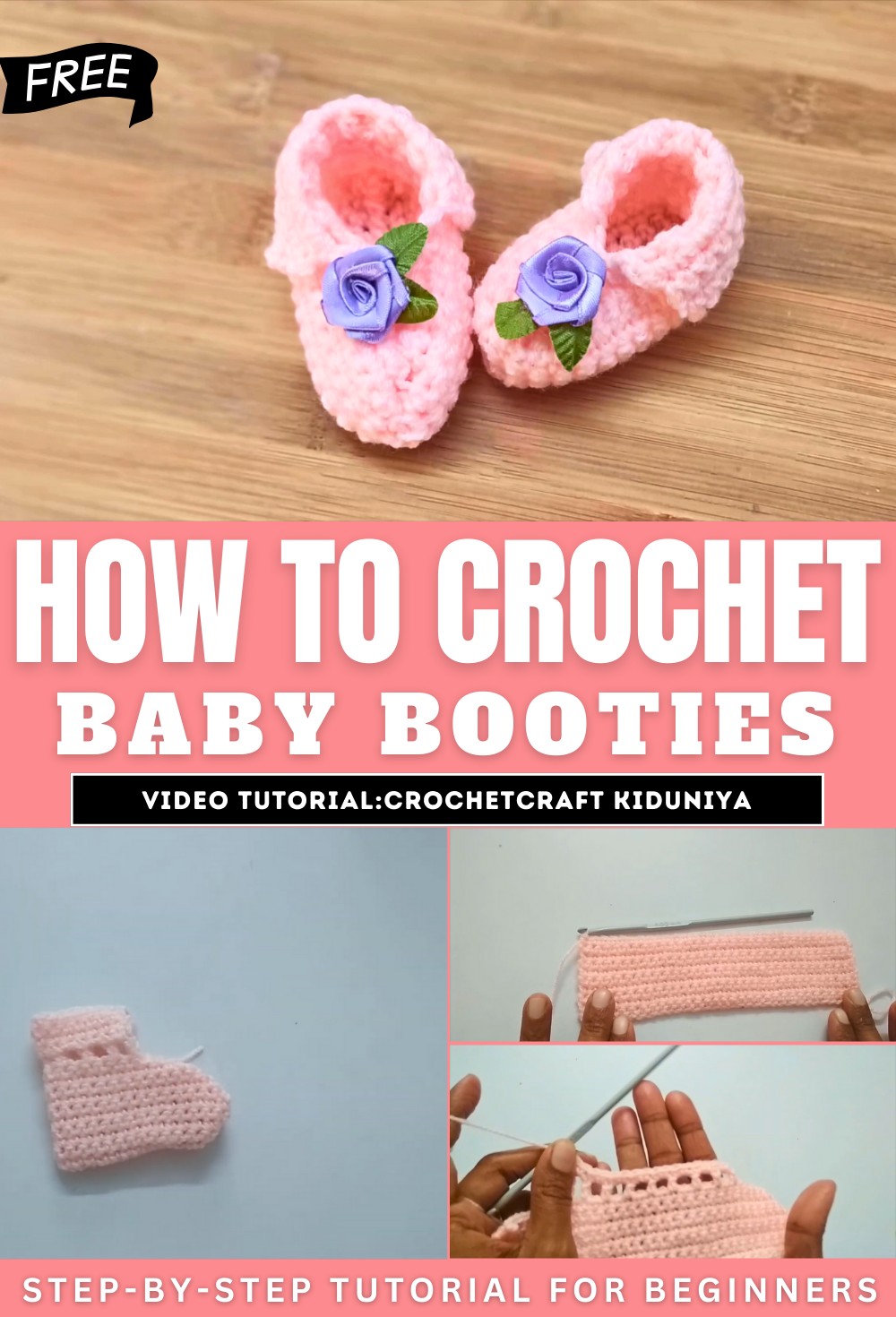 How To Make Crochet Baby Booties