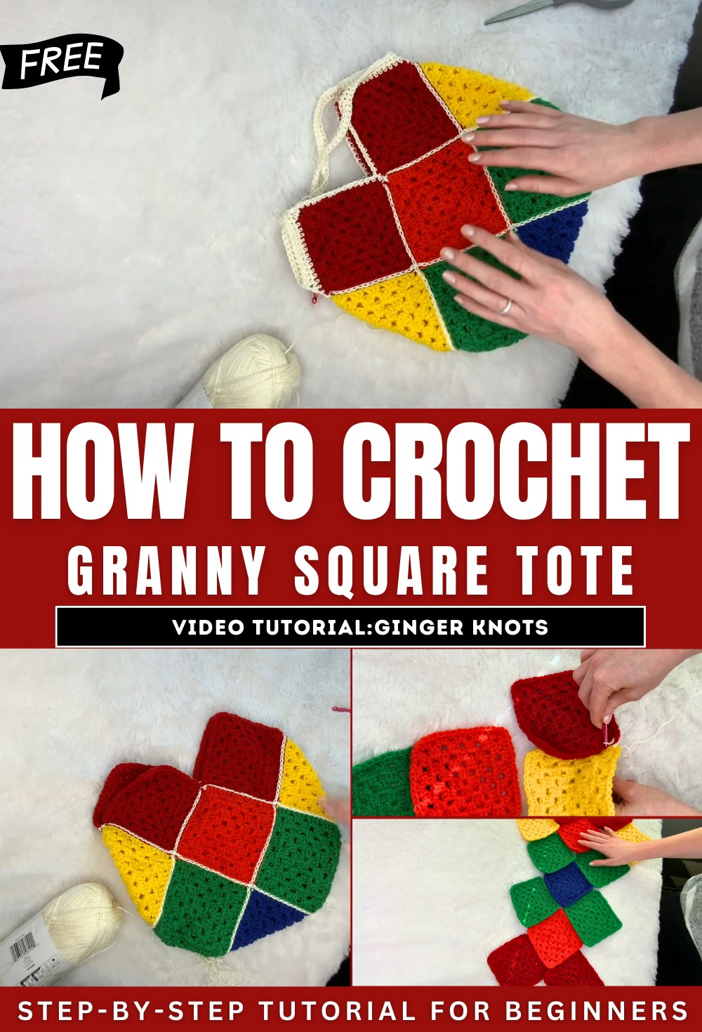 How to Crochet a Granny Square Tote