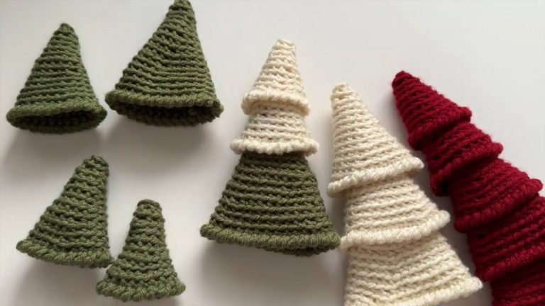 How to Crochet Christmas Tree for Easy Stackable Fun