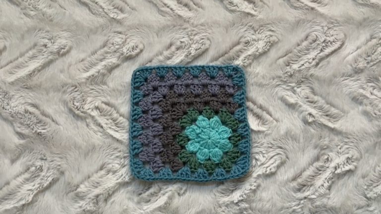 How to Crochet Motif Square for Beginners