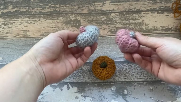 How to Crochet Tiny Pumpkin Amigurumi for Beginners