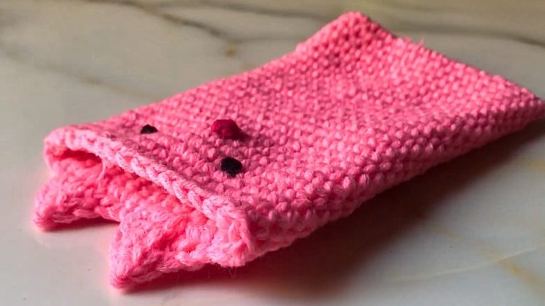 How to Crochet Cute Bunny Mobile Pouch For Beginners