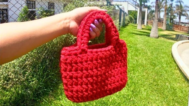 How to Cochet Chunky Bag for Beginners