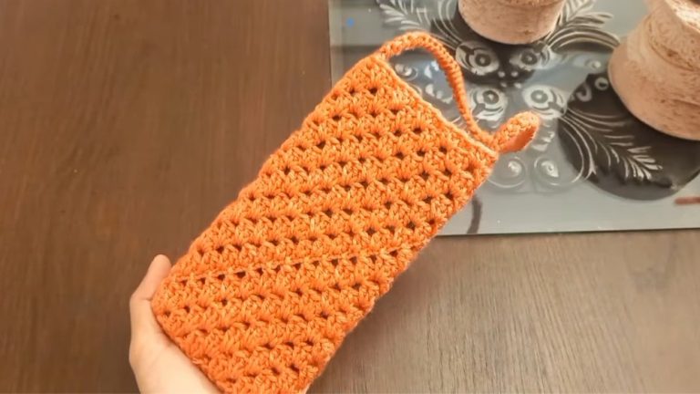 How to Crochet Granny Stitch Phone Bag for Beginners