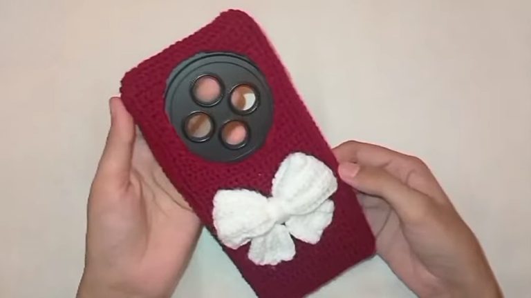 How to Crochet  Bow Phone Case For Beginners