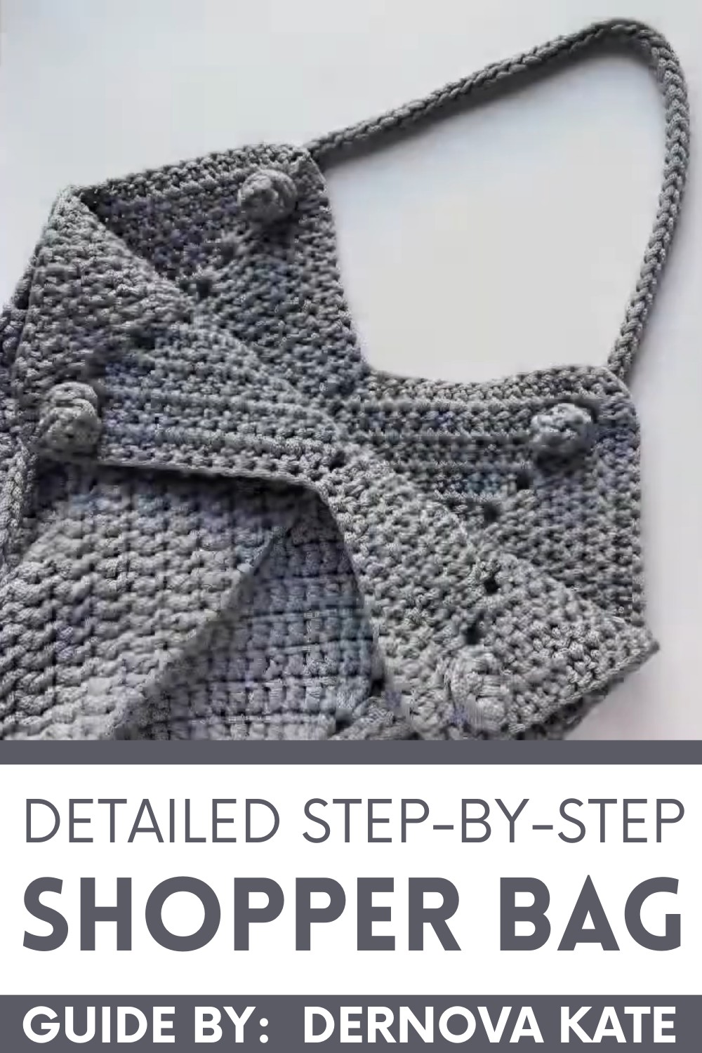 Eco-friendly Crochet Shopper Bag Pattern for Sustainable Style - Red ...