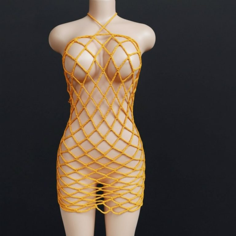 Airy Crochet open mesh cover up Pattern for Beach Days