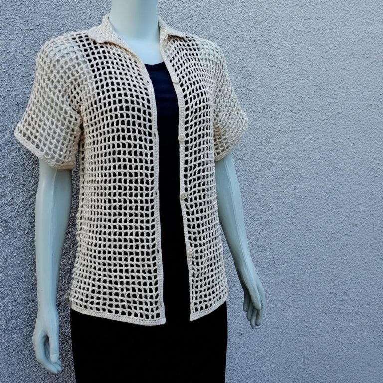 Comfortable Crochet Marly Shirt Pattern You’ll Love Wearing