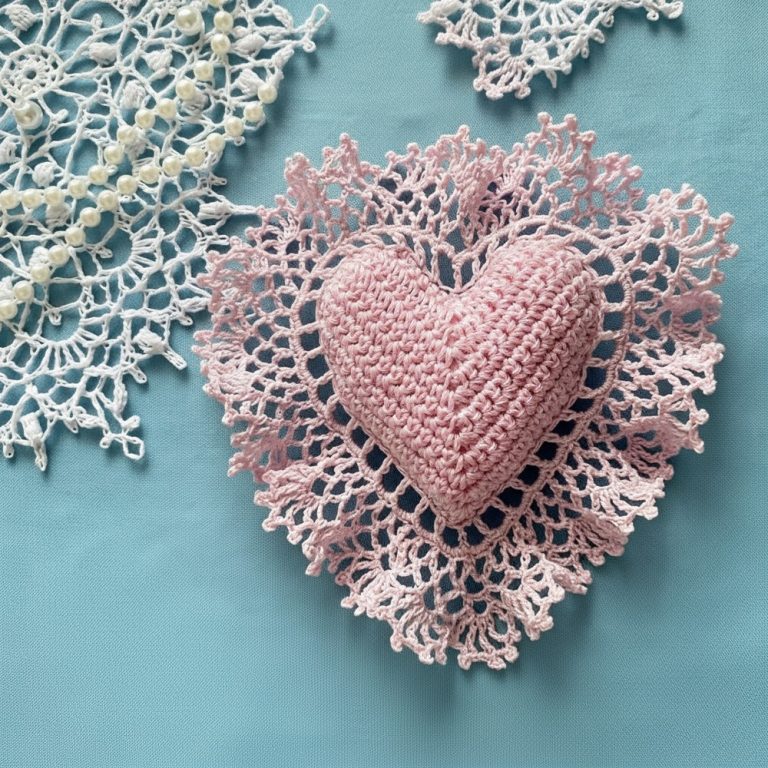 Beautiful Free Crochet Heart Pattern for Decorations