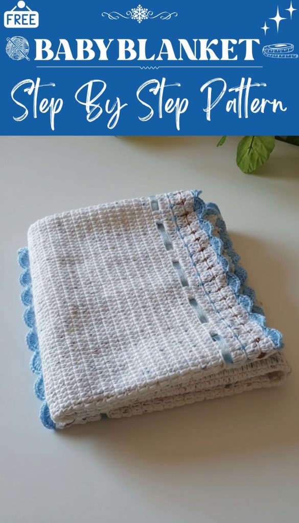 Free Crochet Baby Blanket Pattern Using Soft Yarn - Red Agape Blog