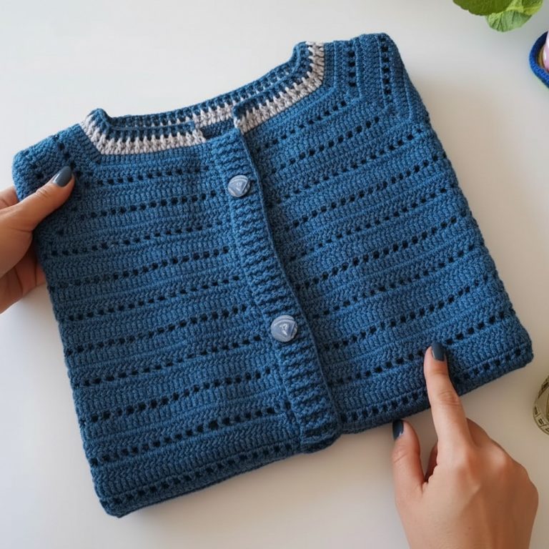 Free Crochet VEST Pattern with Step-by-Step Guidance